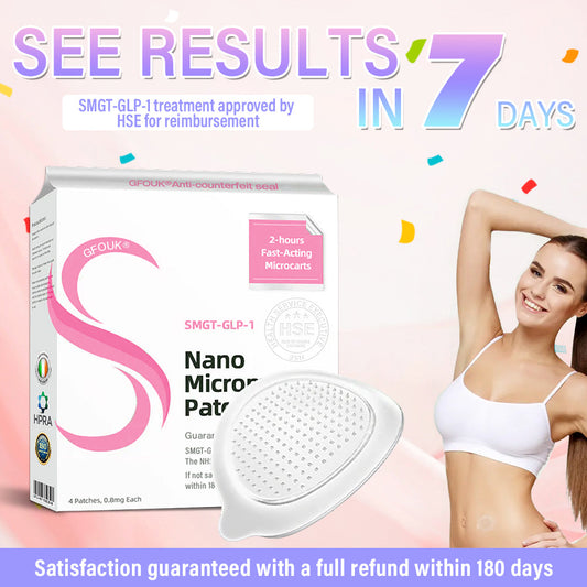 [See results in 7 days] ✅ GFOUK® SMGT-GLP-1 Nano Microneedle Patch ✅ Approved by HPRA (Painless, long-lasting, addressing diabetes, obesity, and cardiovascular diseases) 🍀
